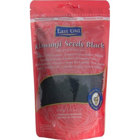 Klowunji seeds black| Nigella zaadjes| Zwarte komijn| Zwarte uienzaadjes| 100 gram