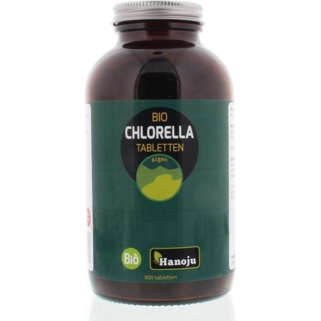 Hanoju Bio Chlorella 400 Mg Glasflacon - 800 tab