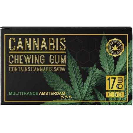 CBD Eucalyptus mint chewing gum 17mg CBD Kauwgom (12pcs/pack)