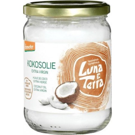 Kokosolie extra vierge Luna e Terra - Pot 400 gram