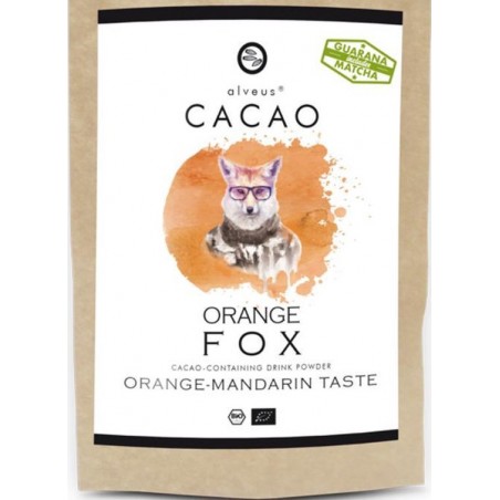 Orange Fox cacao, cacao biologisch, 125 gram