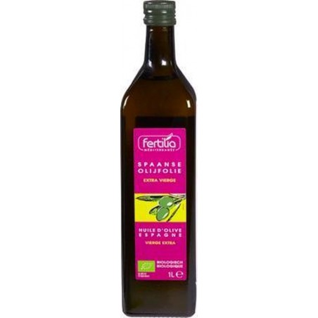 Olijfolie extra vierge Spaans Fertilia - Fles 1000 ml - Biologisch