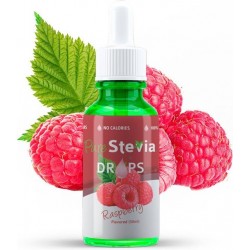 Stevia Drops Raspberry 50ml - PureStevia - Stevia druppels - Flavor drops - Framboos - Lekker Verfrissend !