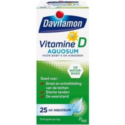Davitamon vitamine D Aquosum - vitamine - kinderen - 25 ml