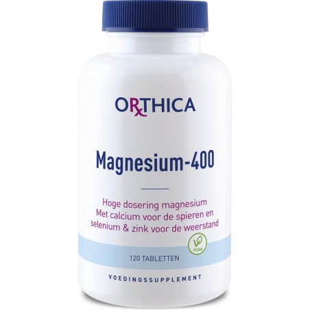 Orthica Magnesium 400 Mineralen Voedingssupplement - 120 Tabletten