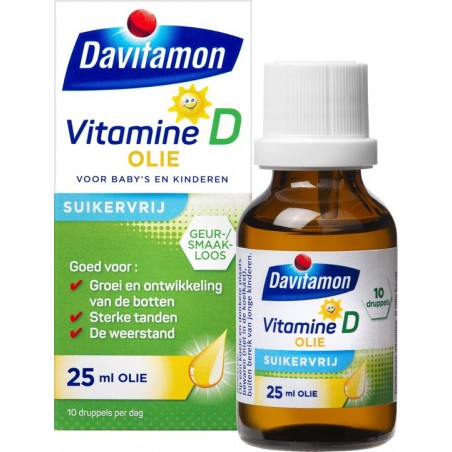 Davitamon vitamine D olie - kinderen - 25ml