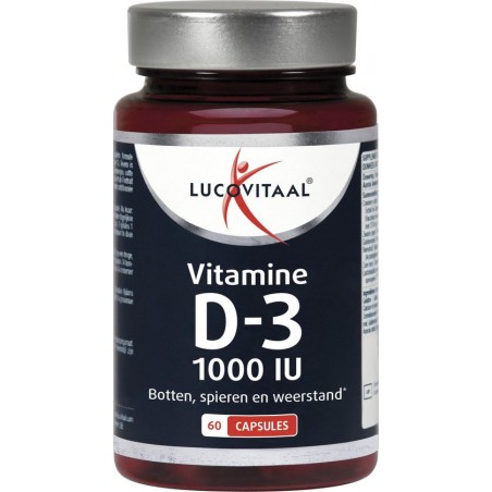 Lucovitaal Vitamine D3 - 25 microgram - 60 capsules - Voedingssupplementen
