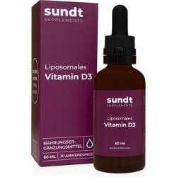 Vitamine D3 Supplement Liposomaal 60 ml - Glutenvrij - Suikervrij - Vitamine d3 druppels