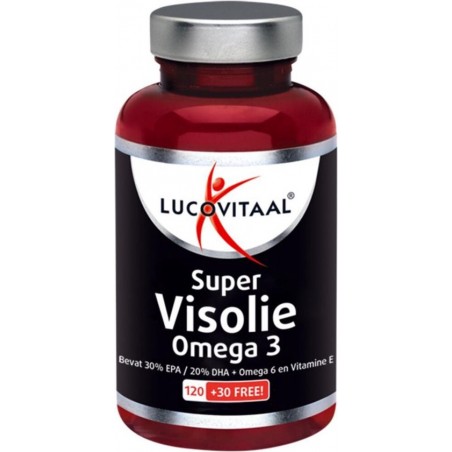 Lucovitaal Super Visolie Omega 3-6 Voedingssupplement - 150 Capsules