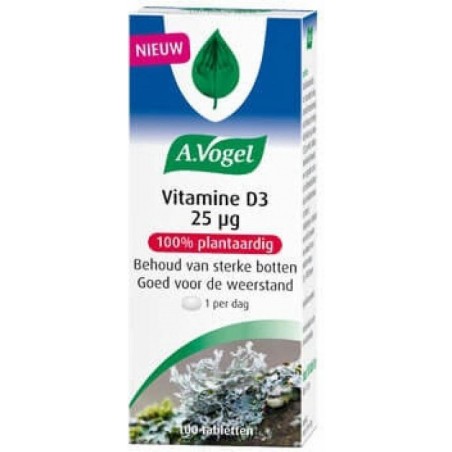 A. Vogel Vitamine D3 25 mcg 100 tabletten