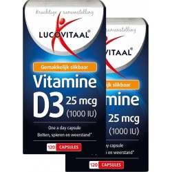 Lucovitaal D3 25mcg Vitamine (2 STUKS)