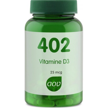 AOV 402 vitamine D3 25 mcg Voedingssupplementen - 60 vegacaps