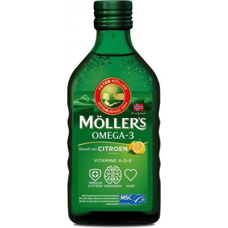 Mollers Omega-3 Citroen - 250 ml