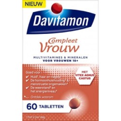 Davitamon Compleet Vrouw - Multivitamines & mineralen voor de vrouw - 60 tabletten