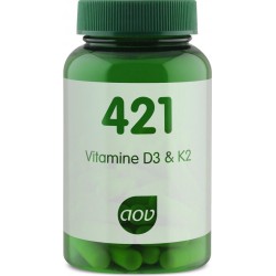 AOV 421 Vitamine D3 & K2 - 60 vegacaps - Vitaminen - Voedingssupplementen