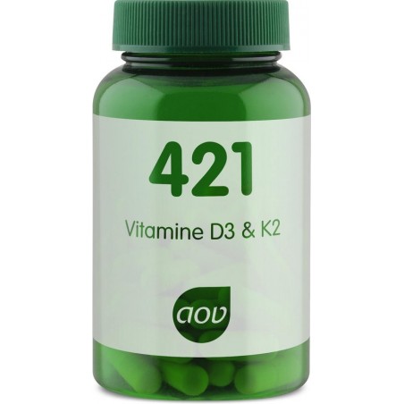 AOV 421 Vitamine D3 & K2 - 60 vegacaps - Vitaminen - Voedingssupplementen