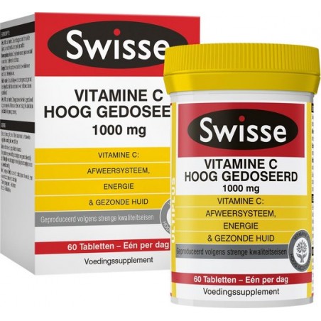 Swisse Vitamine C Voedingssupplement - 60 Tabletten