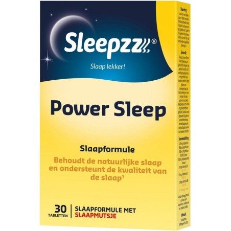 Sleepzz Power Sleep Voedingssupplementen - 30 Tabletten