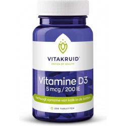 Vitakruid Vitamine D3 250 tabletten