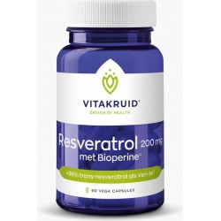 Vitakruid / Resveratrol 200 mg met bioperine - 60 vcaps