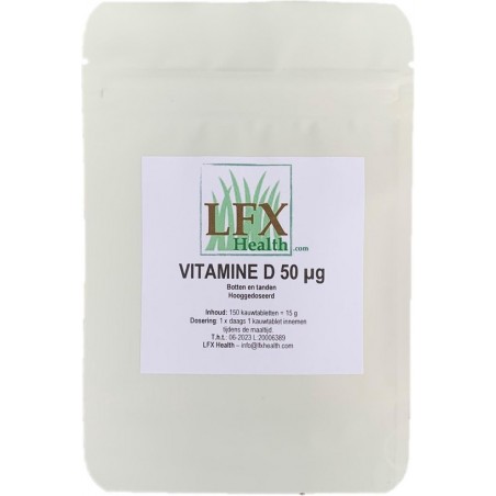 Vitamine D | LFX HEALTH | 150 stuks