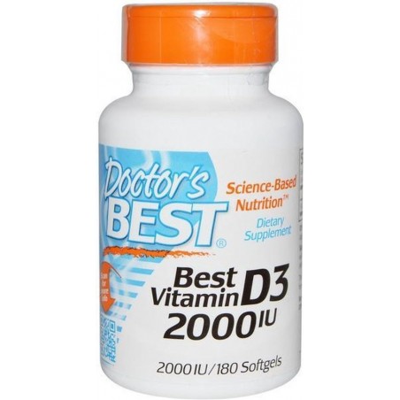 Best Vitamine D3 2000 IU (180 Softgels) - Doctor's Best