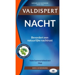 Valdispert Nacht Voedingssupplementen - 40 Tabletten
