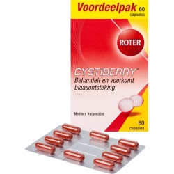 Roter Cystiberry Blaasontsteking - 60 capsules - Voedingssupplement