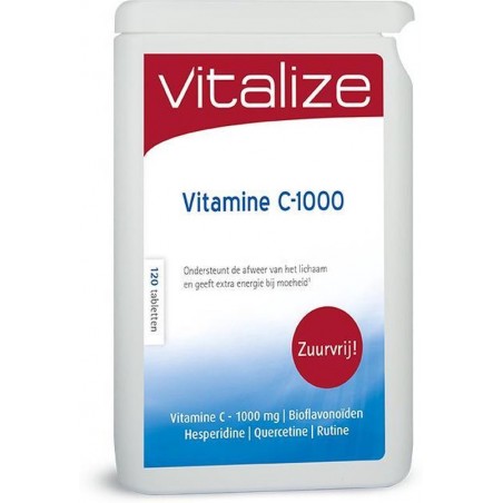 Vitalize Vitamine C 1000 mg Zuurvrij 120 tabletten