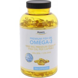 Fish oil - visolie - omega 3 - vis olie - 18% EPA / 12% DHA - 300 capsules