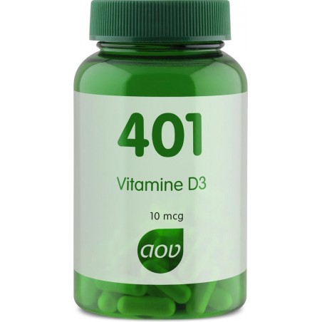 AOV 401 Vitamine D3 (10 mcg) - 60 vegacaps - Vitaminen - Voedingssupplementen