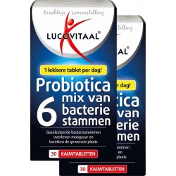 Lucovitaal Probiotica 6 bacterie stammen (2 STUKS)