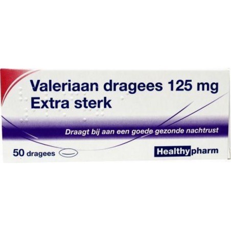 Healthypharm BV Valeriaan X Sterk 125mg - 50 Tabletten - Voedingssupplementen