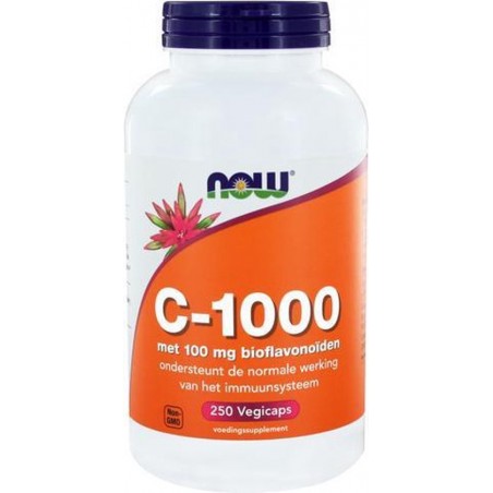 Now Foods - Vitamine C-1000 - Met 100 mg Bioflavonoïden - 100 Vegicaps