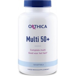 Orthica Soft Multi 50+ Multivitaminen Voedingsupplement - 120 Softgels