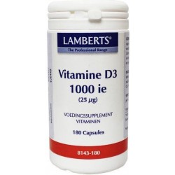 Lamberts Vitamine D3 1000IE 25 mcg 180 capsules