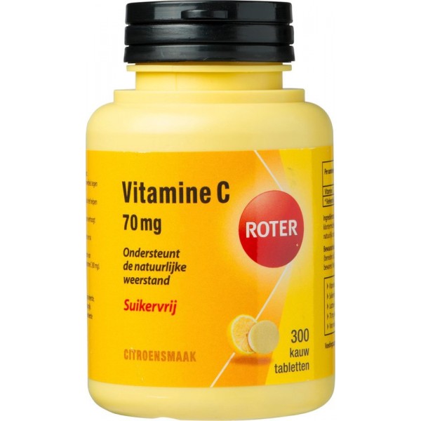 Roter Vitamine C 70mg Voedingssupplement - 300 Tabletten