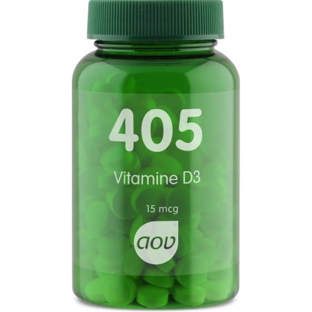 AOV 405 Vitamine D3 (15 mcg) 180 tabletten - Vitaminen - Voedingssupplementen