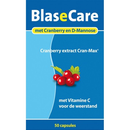 BlaseCare Cranberry extract & Vitamine C - 50 stuks