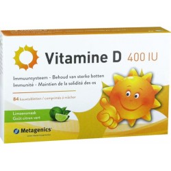 Metagenics - Vitamine D 400 IE - 84 kauwtabletten