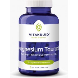 Vitakruid / Magnesium Tauraat Met P-5-P – 150 Vcaps