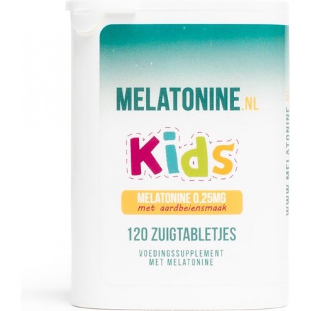 Melatonine 0,25 Mg Kids Aardbei - 120 Tabletten