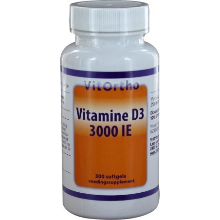 Vitortho vitamine D3 3000ie 300 st