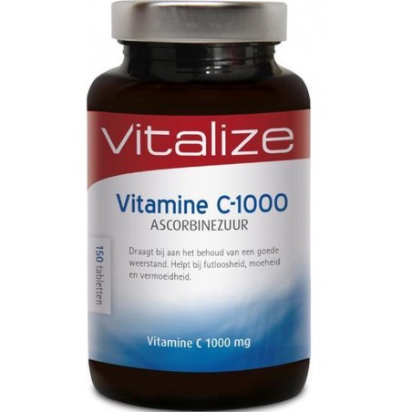 Vitamine C 1000 mg Ascorbinezuur 150 tabletten