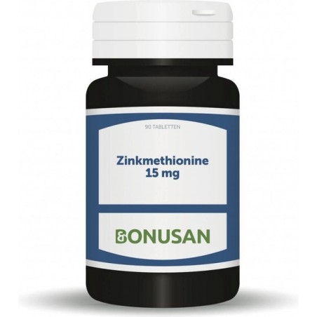 Bonusan Zinkmethionine 15mg capsules 90 capsules