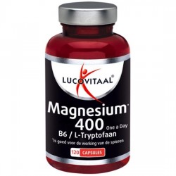 Lucovitaal Magnesium 400 Vitamine B6 en L-Tryptofaan Voedingssupplement - 120 capsules