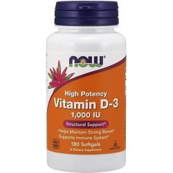 Vitamine D-3 1000IU 180softgels