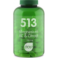 AOV 513 Magnesium AC & Citraat 150mg Voedingssupplementen - 180 tabletten
