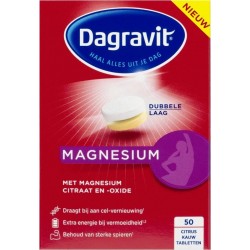 Dagravit Magnesium Voedingssupplement - 50 kauwtabletten