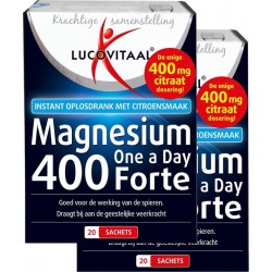 Lucovitaal Magnesium 400 Forte (2 STUKS)